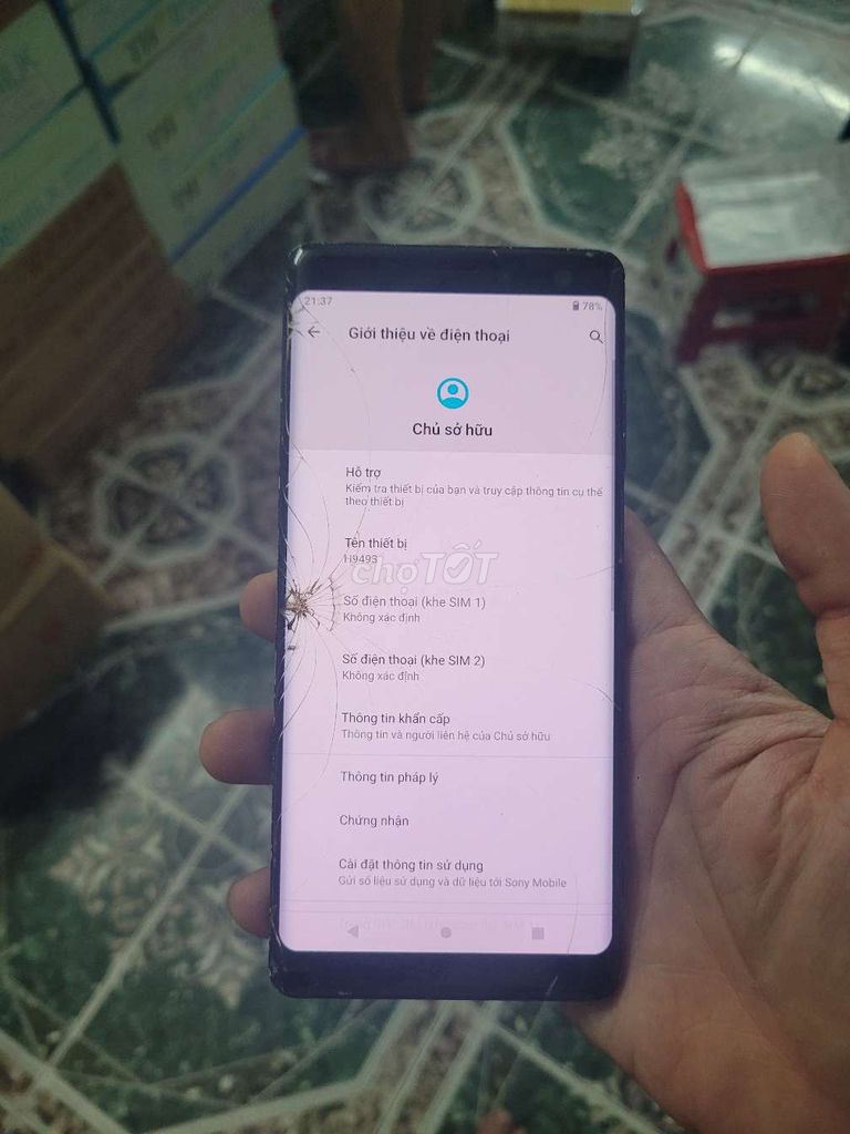 xác sony xz3 2 sim xài rất ngon. Mua bán Điện thoại tại Quận Tân Bình Tp Hồ Chí Minh được đăng bởi CHIP CHIP hình 1