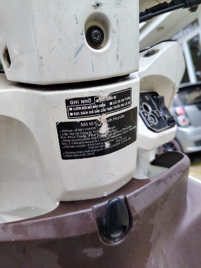 Bán vision 2016 tình trạng tốt, 2 vỏ mới thay. Mua bán Xe máy tại Thành phố Đà Lạt Lâm Đồng được đăng bởi Nguyễn Danh Trí hình 5