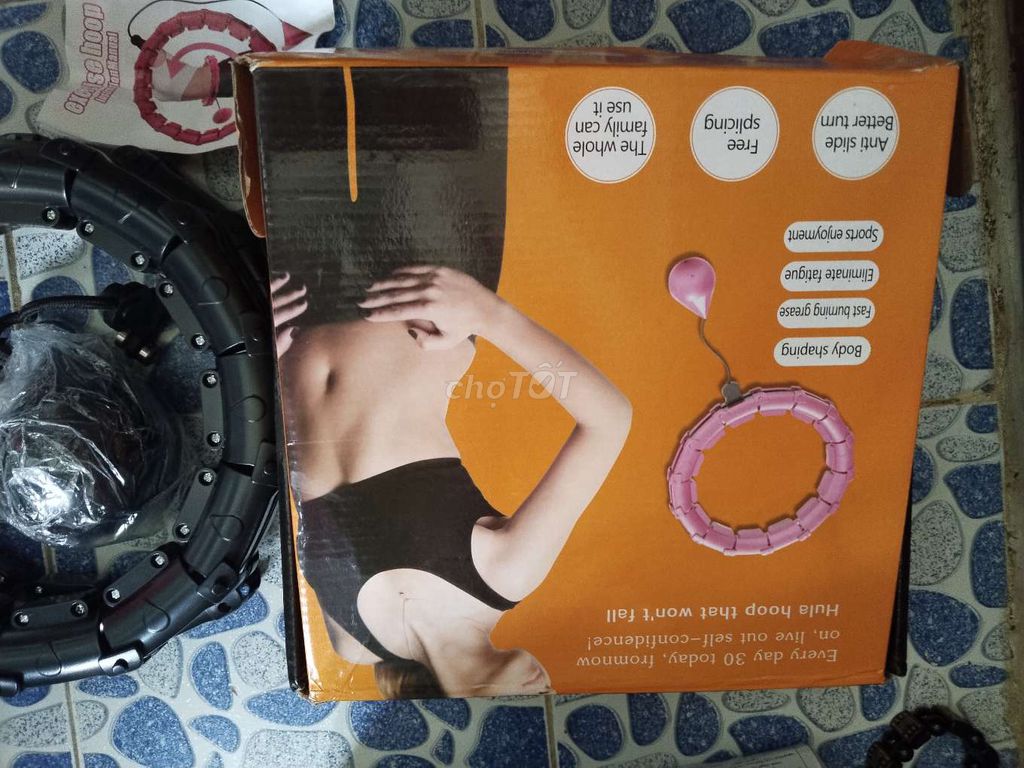 Vòng lắc eo Smart Hula Hoop Đen. Mua bán Đồ thể thao, Dã ngoại tại Quận 5 Tp Hồ Chí Minh được đăng bởi Le Thuy hình 1