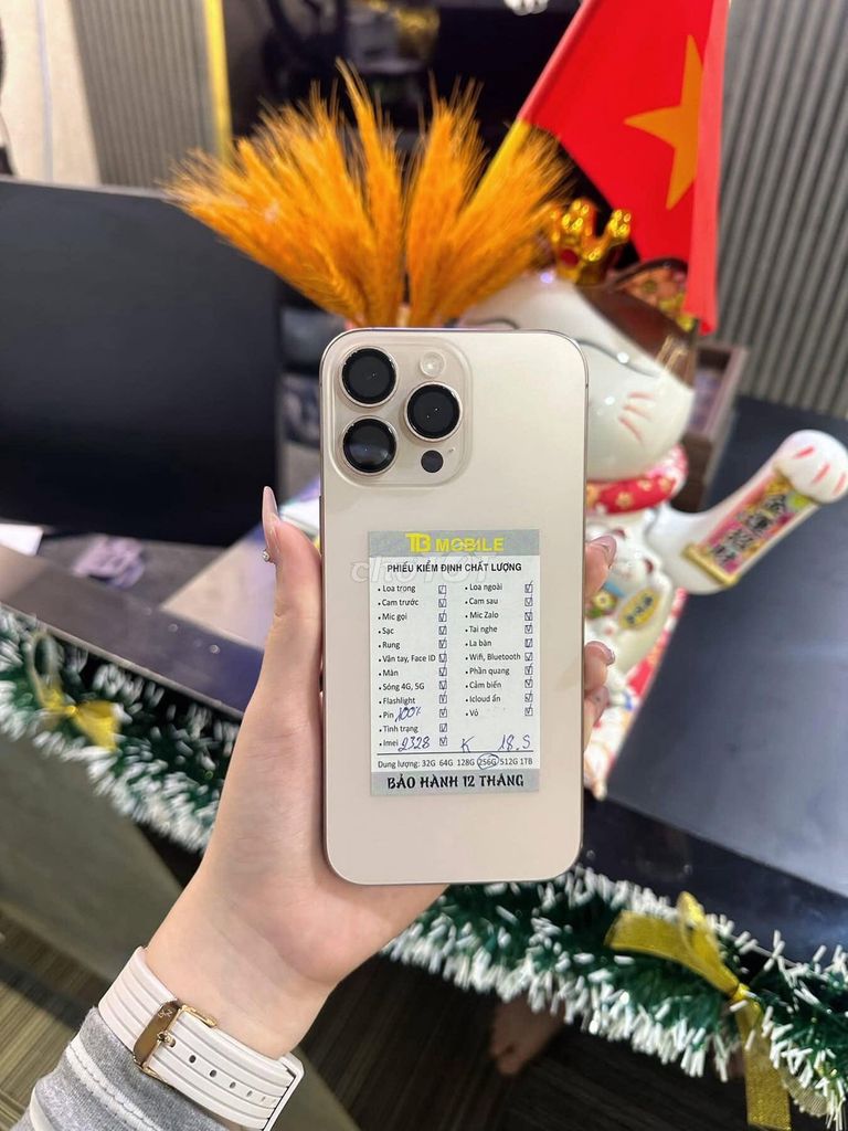 Apple iPhone 16 Pro Max 256GB Vàng. Mua bán Điện thoại tại Quận Cầu Giấy Hà Nội được đăng bởi Vũ Ngô Trung Nguyên hình 1
