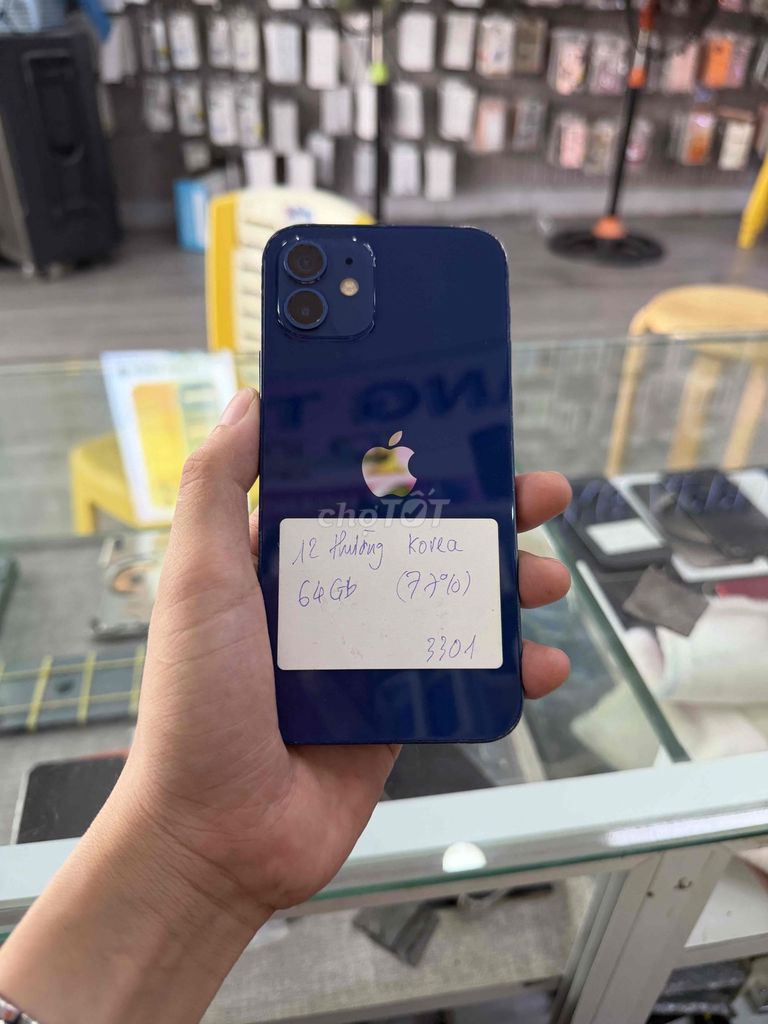 Apple iPhone 12 64GB Xanh Quốc tế. Mua bán Điện thoại tại Quận Hải Châu Đà Nẵng được đăng bởi Hoàng Táo 273 Nguyễn Hoàng Đà Nẵng hình 1