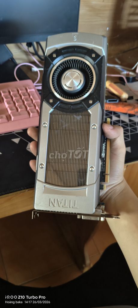 Card đồ họa NVIDIA GTX Titan 6GB Bạc. Mua bán Linh kiện (RAM, Card...) tại Huyện Thống Nhất Đồng Nai được đăng bởi boy baka hình 1