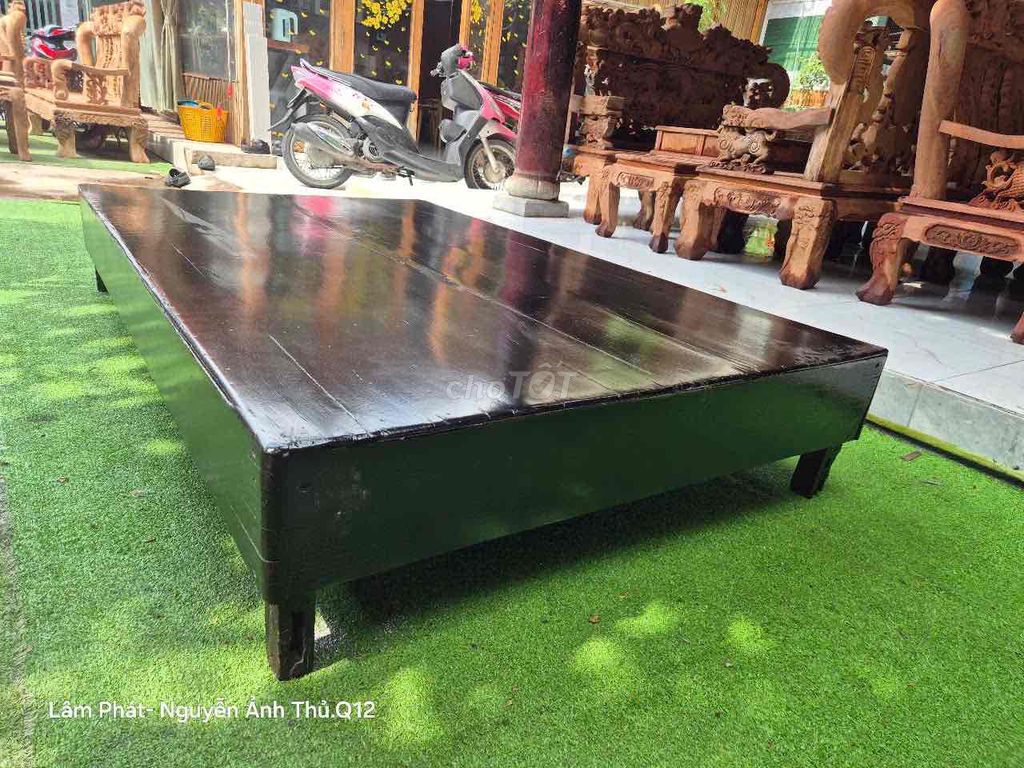 Sập gỗ Gỗ tự nhiên Nâu đen. Mua bán Nội thất, đồ gia dụng khác tại Quận 12 Tp Hồ Chí Minh được đăng bởi Nội Thất Giá Rẻ hình 1