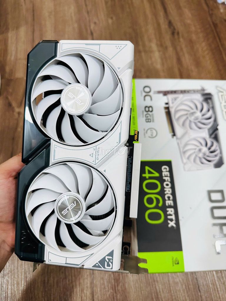 Card Asus RTX 4060 8GB Trắng BH 5-2027. Mua bán Linh kiện (RAM, Card...) tại Thành phố Thủ Đức Tp Hồ Chí Minh được đăng bởi Trần Ba hình 1
