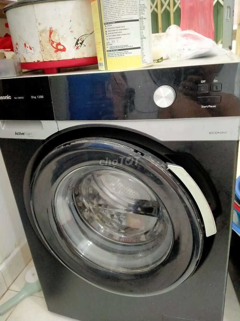 Bán máy giặt đang giặt mất nguồn panasonic 8kg