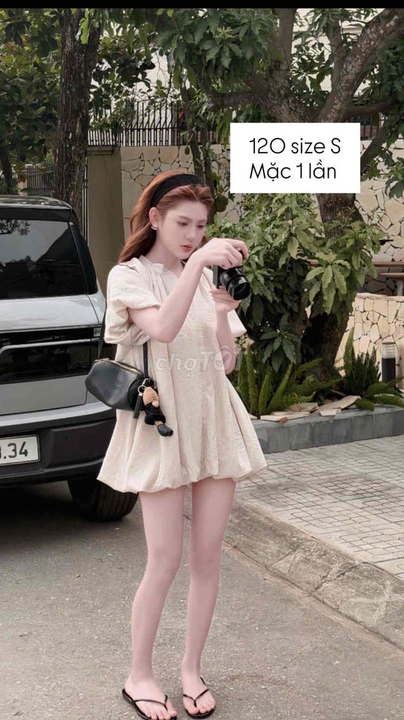 Váy Nữ Kem Size S Thoáng mát Cũ. Mua bán Quần áo tại Thành phố Lạng Sơn Lạng Sơn được đăng bởi Hoàng Ngọc Ly hình 1