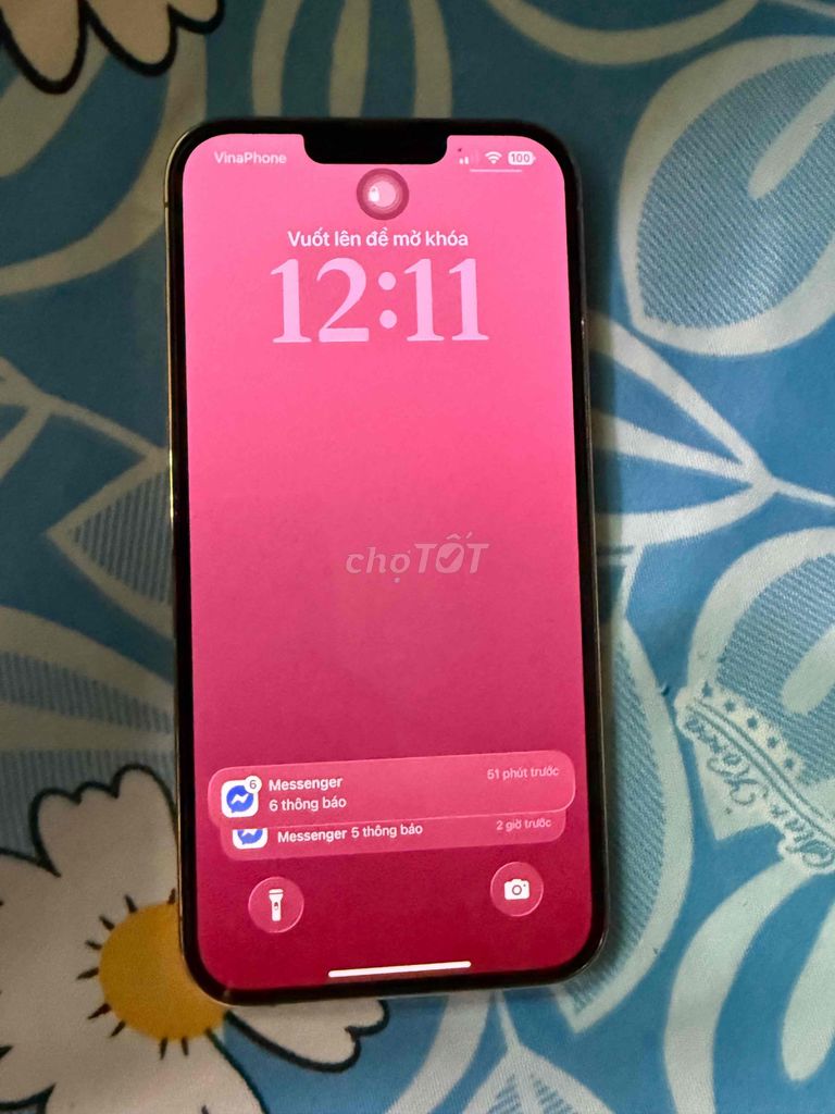 Apple iPhone 13 Pro Max 128GB Vàng Đã sử dụng. Mua bán Điện thoại tại Huyện Phong Điền Cần Thơ được đăng bởi Nguyễn Trí hình 1