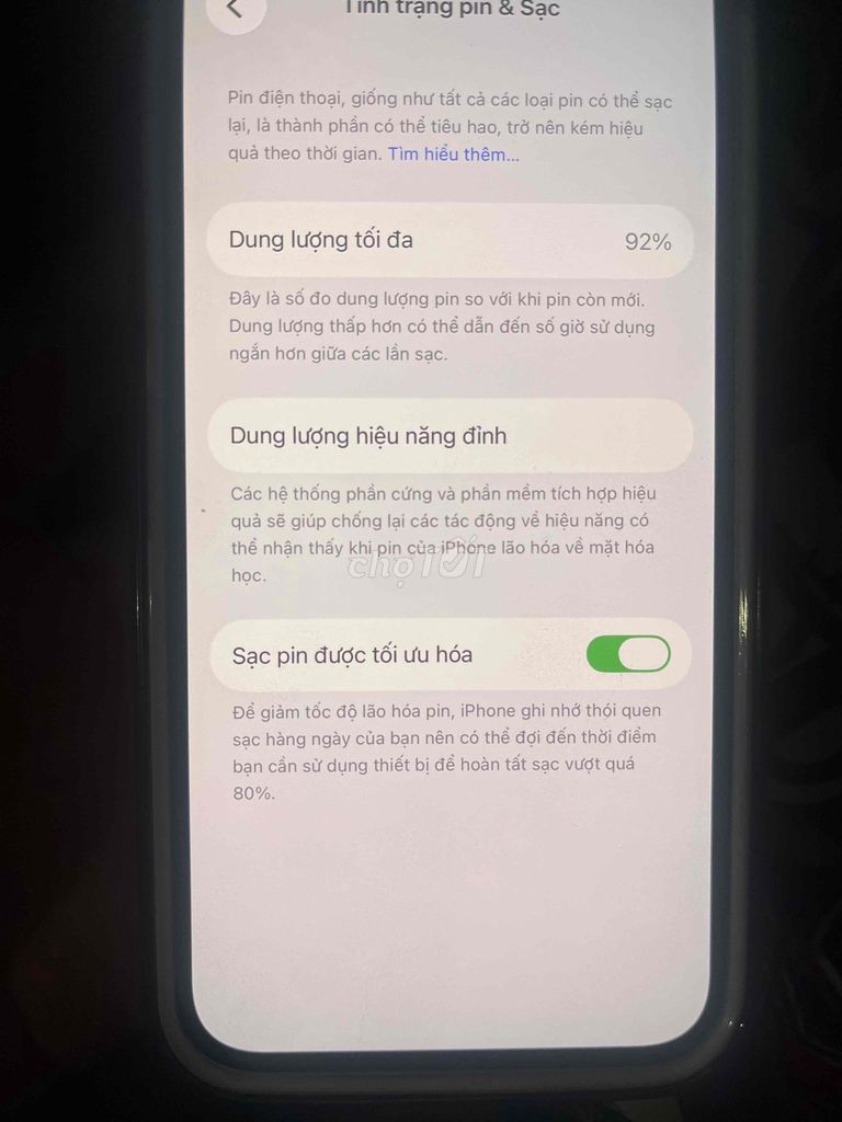 Máy đẹp zin nguyên bản còn bảo hành pin 92%. Mua bán Điện thoại tại Thành phố Thuận An Bình Dương được đăng bởi Trần Văn Hải hình 1