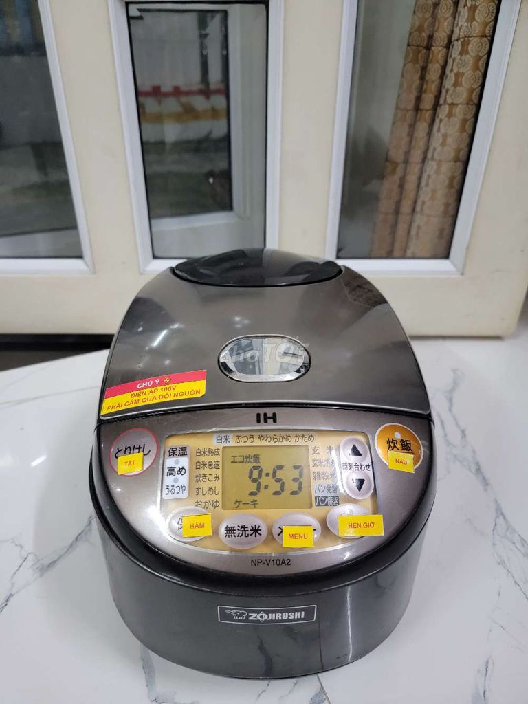 Nồi cơm điện Zojirushi NP-V10A2. Mua bán Bếp, lò, đồ điện nhà bếp tại Thành phố Mỹ Tho Tiền Giang được đăng bởi ngoc hieu hình 1