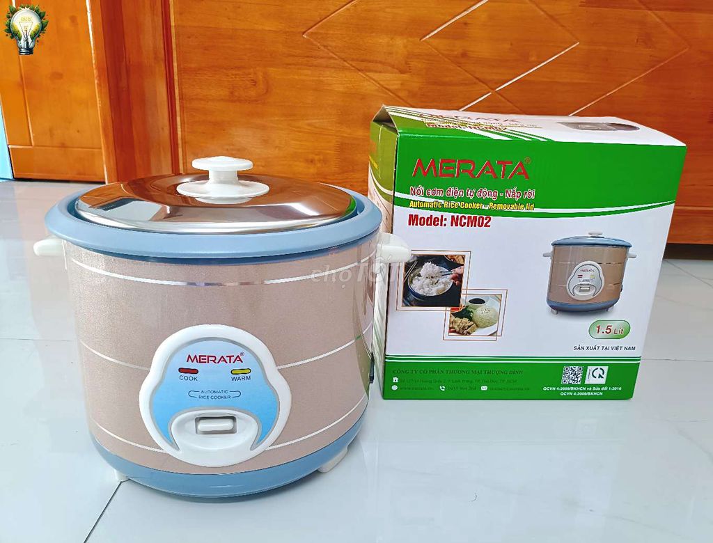 Nồi cơm điện MERATA NCM02 1.5L. Mua bán Dụng cụ nhà bếp tại Thành phố Rạch Giá Kiên Giang được đăng bởi Nhã Đan hình 1