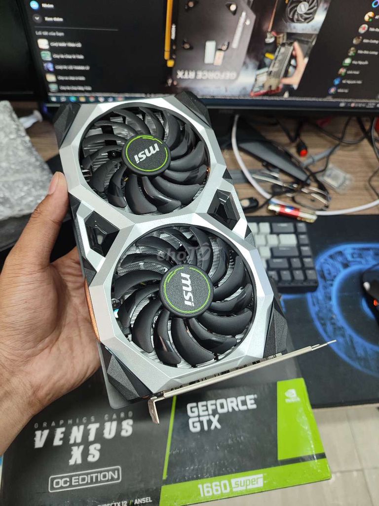 Card đồ họa MSI GTX 1660 Super 6GB Như mới. Mua bán Linh kiện (RAM, Card...) tại Quận Tân Bình Tp Hồ Chí Minh được đăng bởi Kiên Cường hình 1