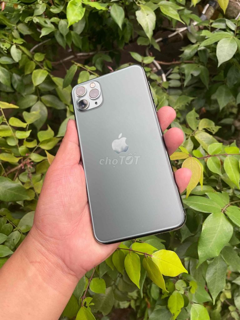 Apple iPhone 11 Pro Max 256GB Xanh 2 sim 98%. Mua bán Điện thoại tại Huyện Tháp Mười Đồng Tháp được đăng bởi NGON hình 1