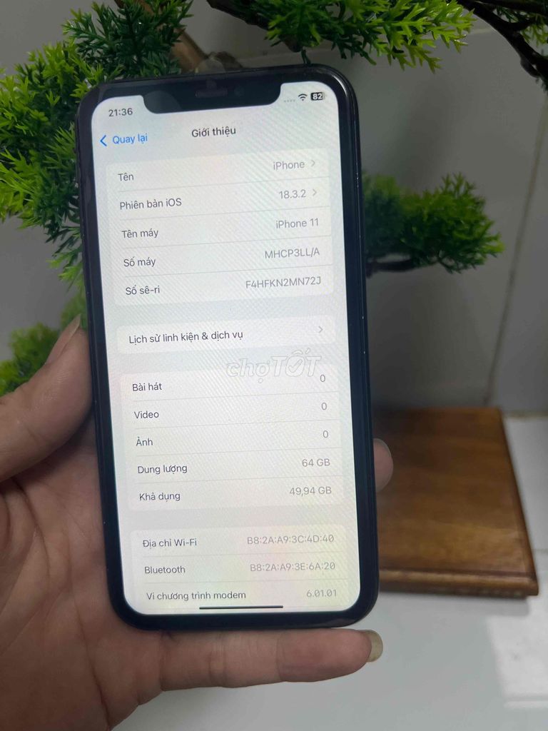 Apple iPhone 11 64GB Đen.... Mua bán Điện thoại tại Thành phố Tân An Long An được đăng bởi lê văn thái hình 1