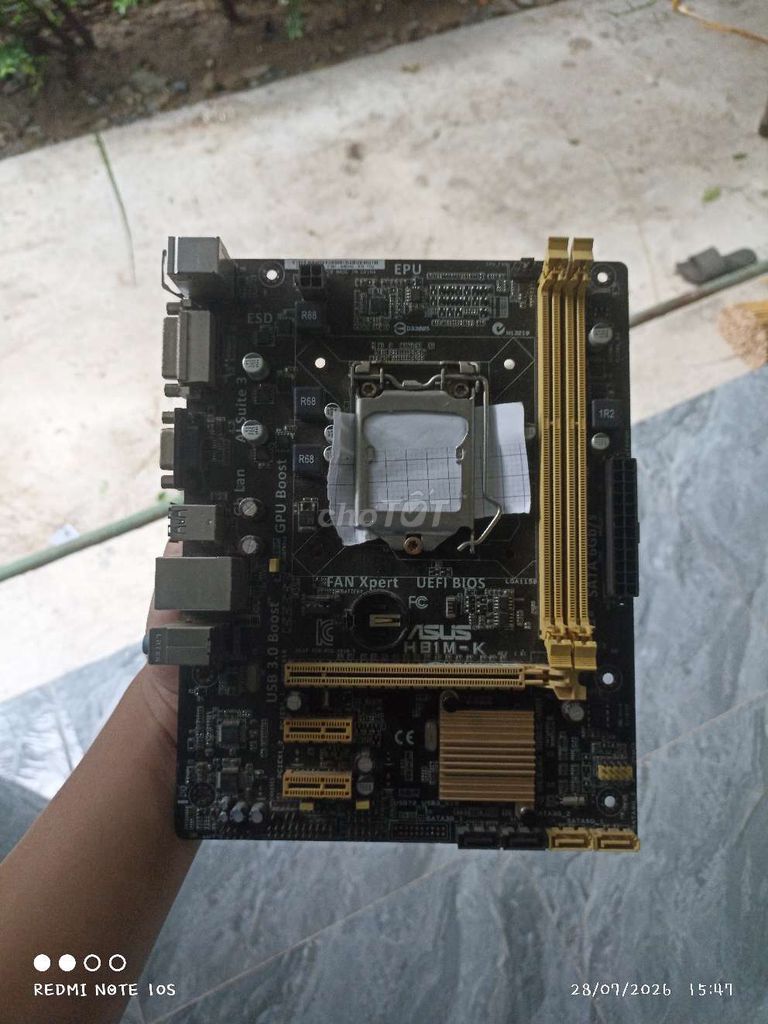 Bo mạch chủ ASUS H81M-K Hỏng nguồn. Mua bán Linh kiện (RAM, Card...) tại Huyện Thạnh Phú Bến Tre được đăng bởi Ngô Nguyễn Trungkhang hình 1