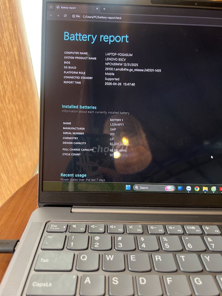 Lenovo Yoga Slim 7 Ultra 7 32GB/1TB. Mua bán Laptop tại Quận Bình Thạnh Tp Hồ Chí Minh được đăng bởi NGUYỄN NGUYỄN hình 1