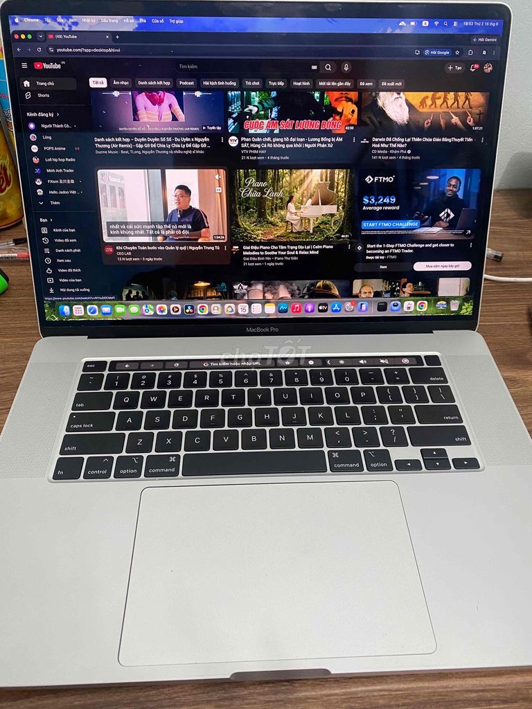 macbook pro 2019, 16inh, core i9, 16gb, 1TB, gpu +. Mua bán Laptop tại Quận Bắc Từ Liêm Hà Nội được đăng bởi ngoc ánh hình 1