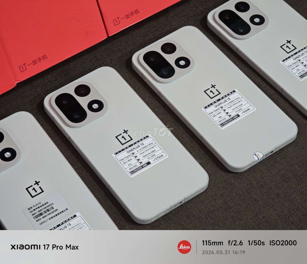 OnePlus 15 256GB Vàng Cát Fullbox Pin 100%. Mua bán Điện thoại tại Quận Ninh Kiều Cần Thơ được đăng bởi Zelda Phone hình 1