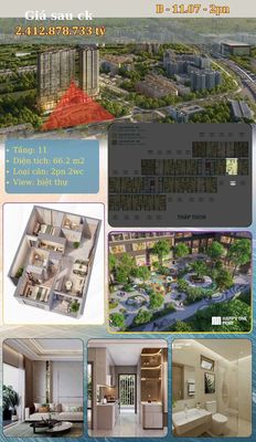 Chính chủ cần bán căn hộ Happy One Mori 2pn2wc, 66m2