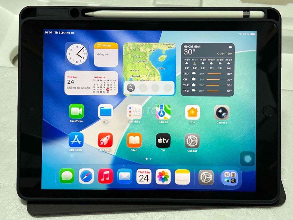 Bán Ipad Gen 9 - 64GB kèm bút Apple Pencil. Mua bán Máy tính bảng tại Quận 3 Tp Hồ Chí Minh được đăng bởi Thanh Kiet hình 1