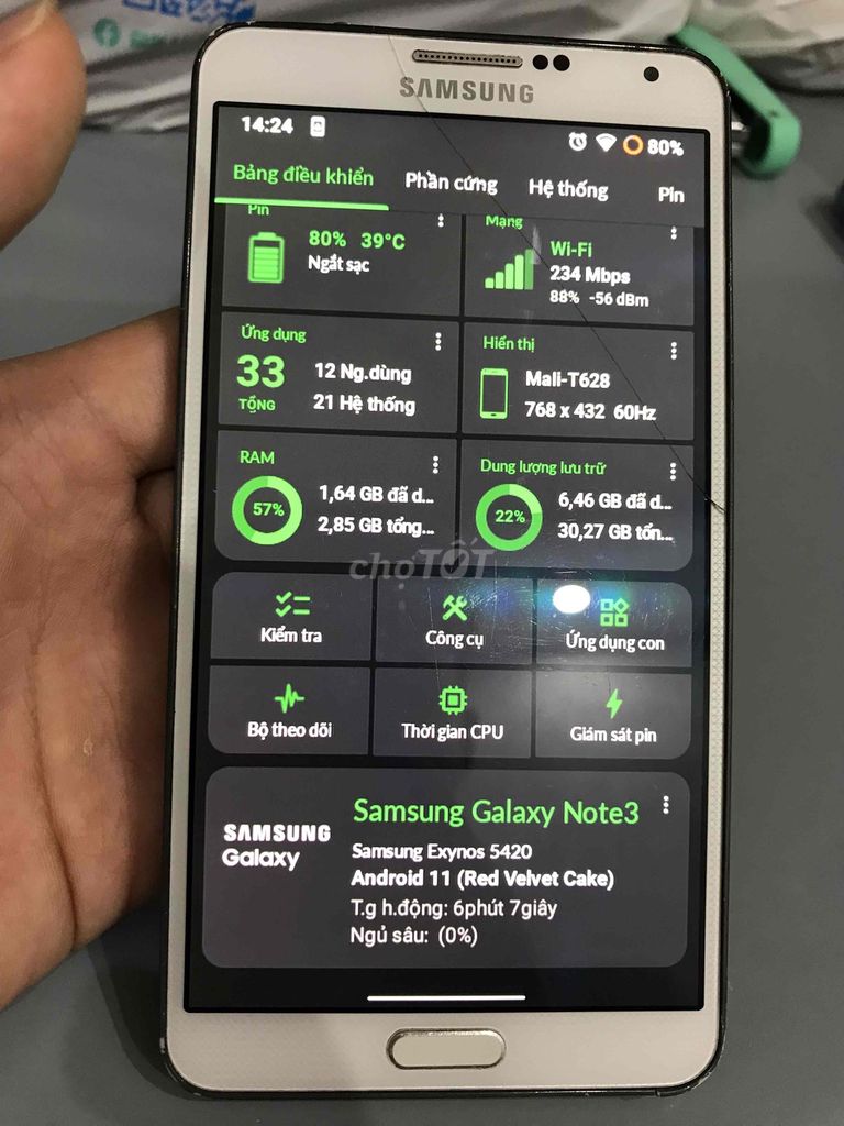 Samsung Galaxy Note 3 Trắng có fix. Mua bán Điện thoại tại Quận Hà Đông Hà Nội được đăng bởi Lưu Tùng hình 1