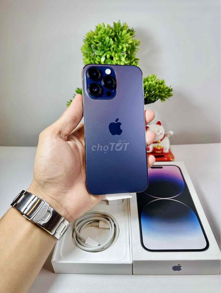 iPhone 14 Pro Max 128GB Tím FULLBOX BH APPLE 2024. Mua bán Điện thoại tại Quận 10 Tp Hồ Chí Minh được đăng bởi iStockHCM hình 1