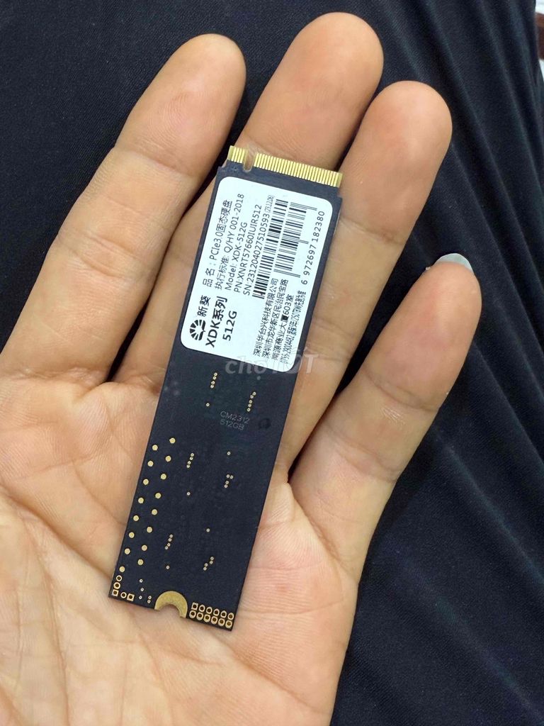SSD XDK Series 512GB M.2 NVMe. Mua bán Linh kiện (RAM, Card...) tại Quận Liên Chiểu Đà Nẵng được đăng bởi Trung Trần hình 1