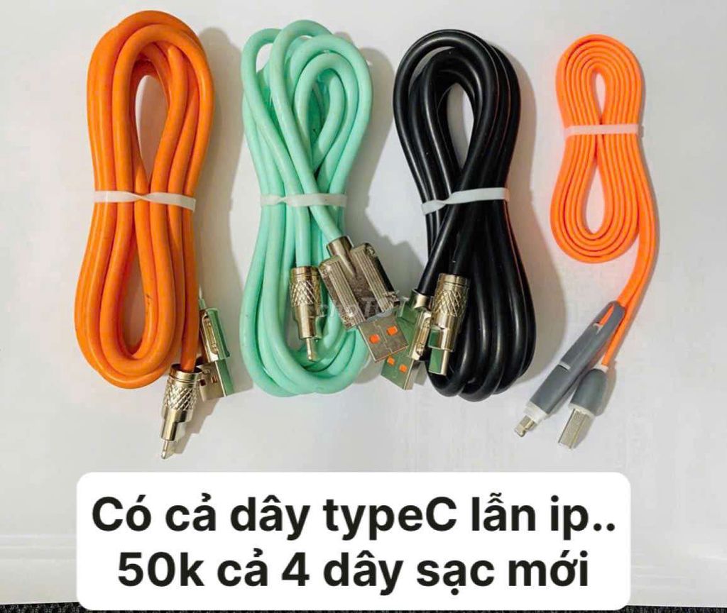 Set 4 dây sạc 50k