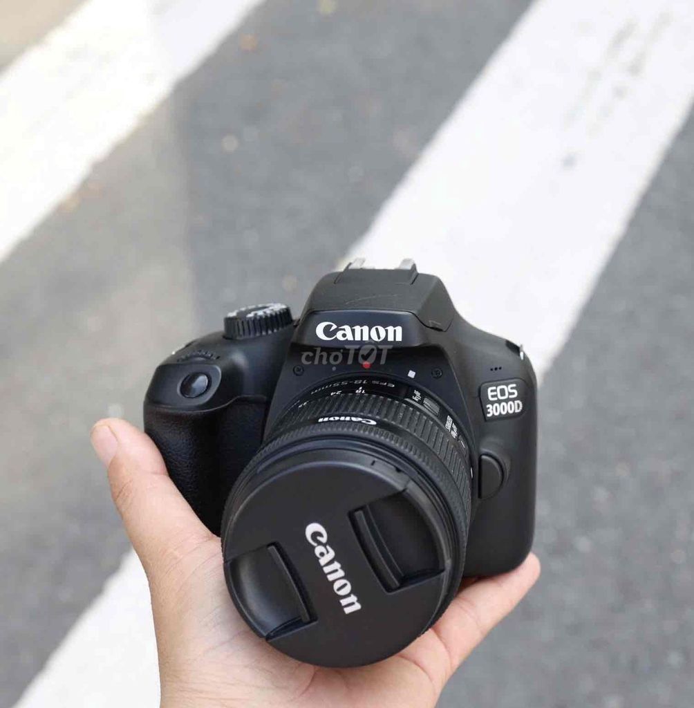 Máy ảnh Canon EOS 3000D Đen Like New. Mua bán Máy ảnh, Máy quay tại Thành phố Long Xuyên An Giang được đăng bởi CHUCAMRA hình 1
