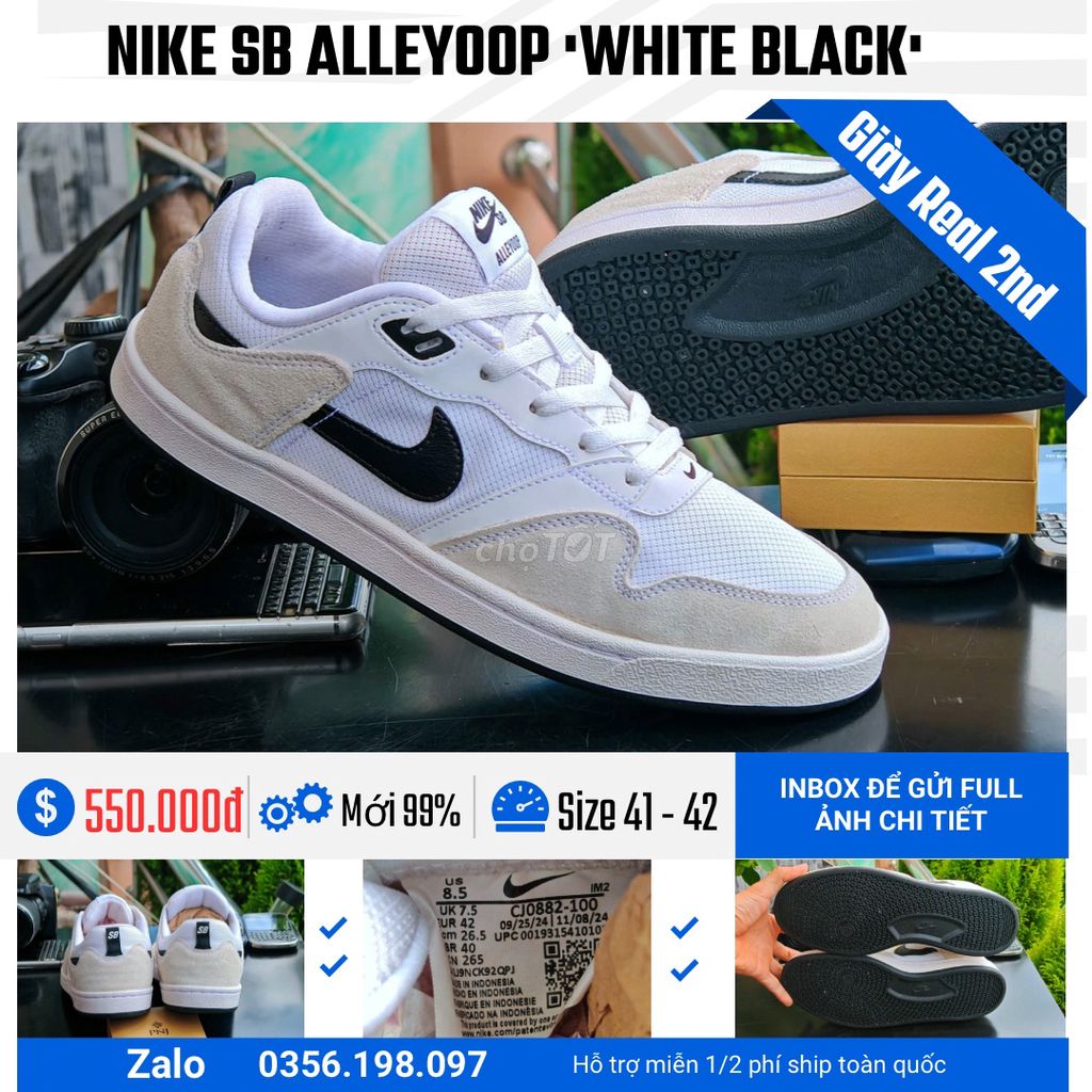 [CHÍNH HÃNG] [Mới 99%] Giày Nike SB Alleyoop Nam. Mua bán Giày dép tại Quận Hoàn Kiếm Hà Nội được đăng bởi chú CÔNG AN bán giày CHÍNH HÃNG hình 1