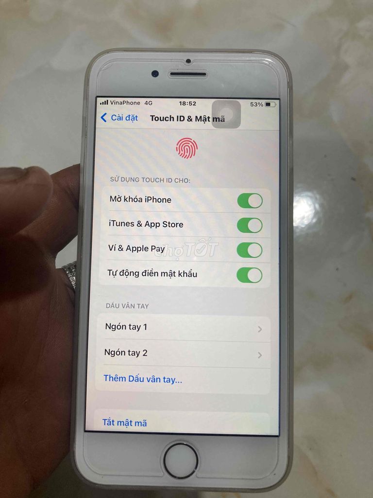 Apple iPhone 7 32GB Bạc 100% pin. Mua bán Điện thoại tại Huyện Củ Chi Tp Hồ Chí Minh được đăng bởi Sơn  hình 1