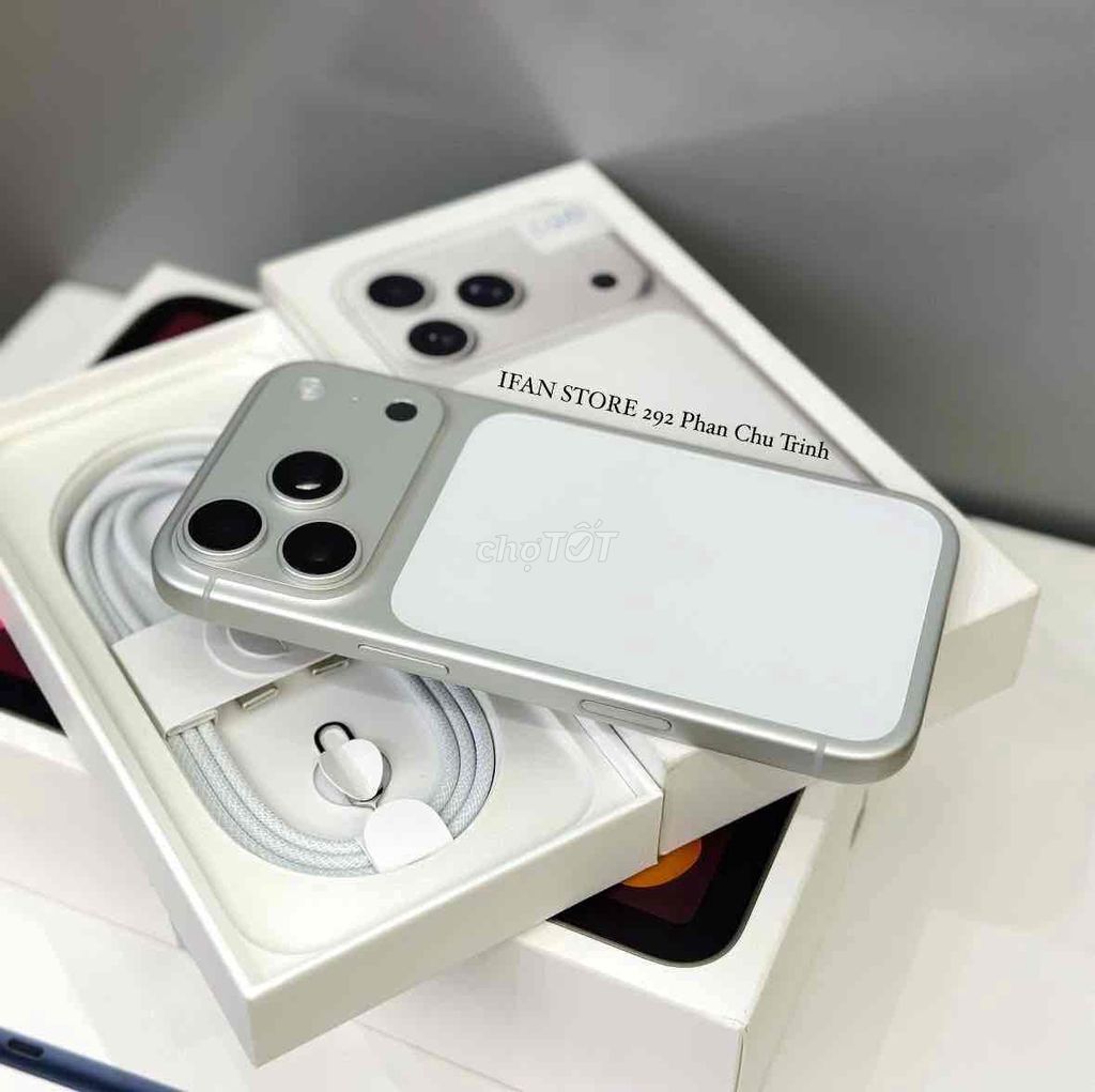 iPhone 17 Pro Max 512GB Bạc Đã sử dụng. Mua bán Điện thoại tại Thành phố Huế Thừa Thiên Huế được đăng bởi Ifan Store 292 PhanChuTrinh hình 1