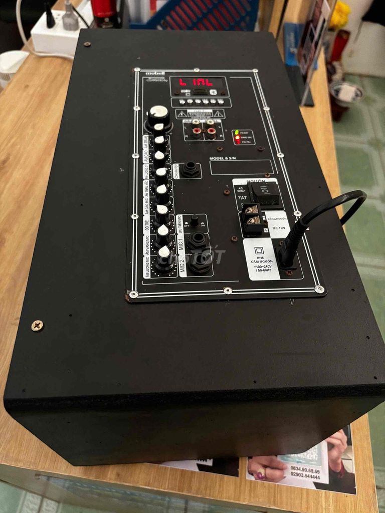 Loa karaoke màu Đen 220V. Mua bán Tivi, Âm thanh tại Thành phố Cà Mau Cà Mau được đăng bởi Nguyễn Thế Kiệt hình 1