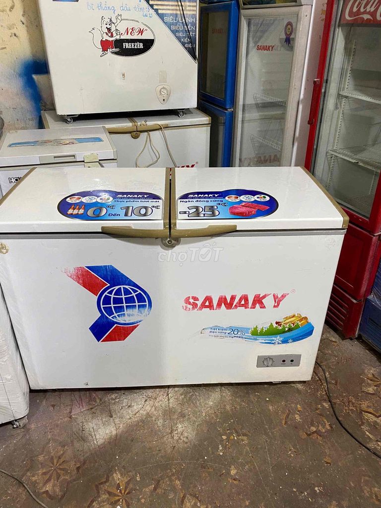 Tủ đông Sanaky 380l 2 chế độ Đồng Mới 80%. Mua bán Tủ lạnh tại Quận Thanh Xuân Hà Nội được đăng bởi Gia bảo hình 1