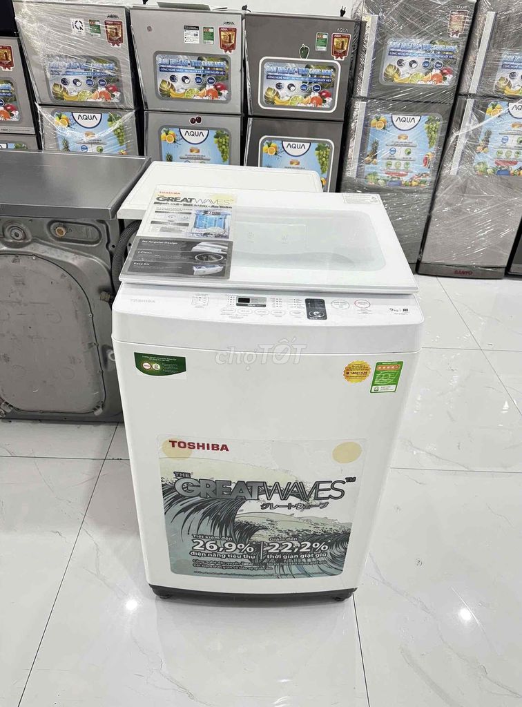 Thanh lý máy giặt Toshiba 9kg inverter bao đẹp,zin