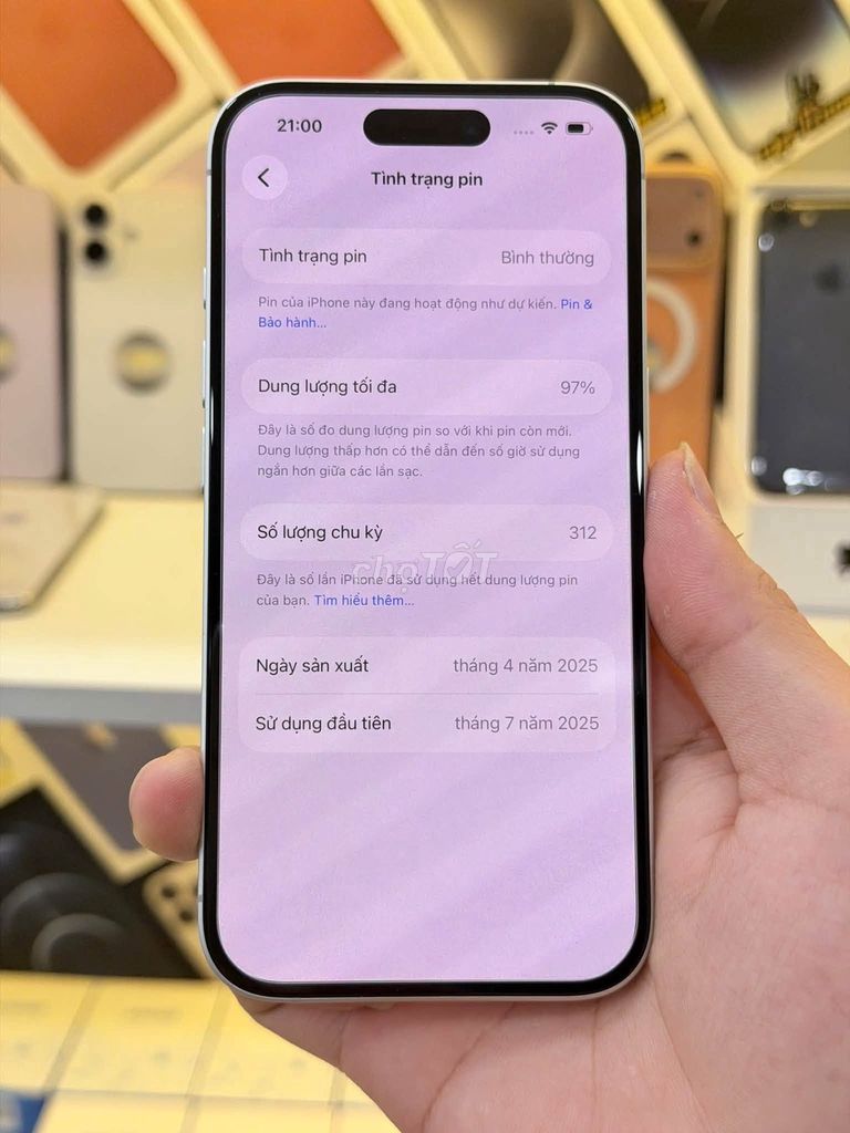 Apple iPhone 16 128GB Trắng Đã qua sử dụng. Mua bán Điện thoại tại Quận Gò Vấp Tp Hồ Chí Minh được đăng bởi Hội Đồ Điện Tử hình 1