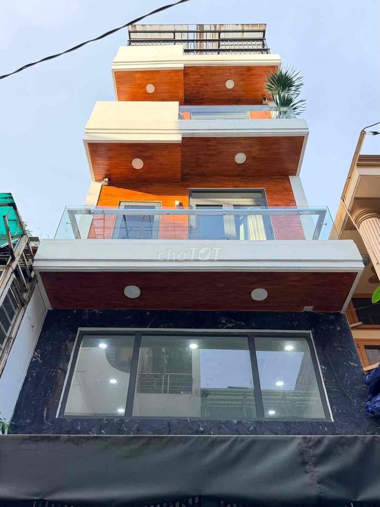 Cho Thuê Nhà HXH Mới Đẹp  3Lầu ST 4PN Full Nội Thất Đường Số 20