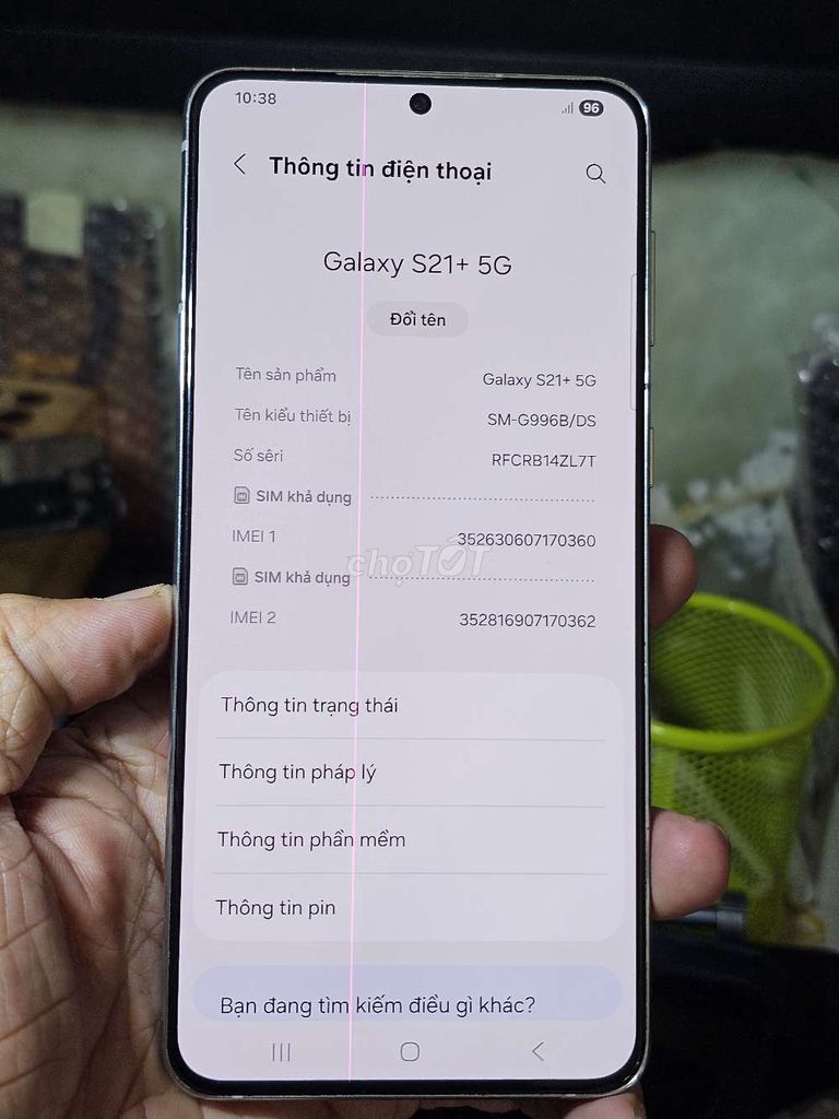 Galaxy S21+ 5G 128GB VN giá rẻ trải nghiệm . Mua bán Điện thoại tại Quận 8 Tp Hồ Chí Minh được đăng bởi Thiên Hòa mobile  hình 1