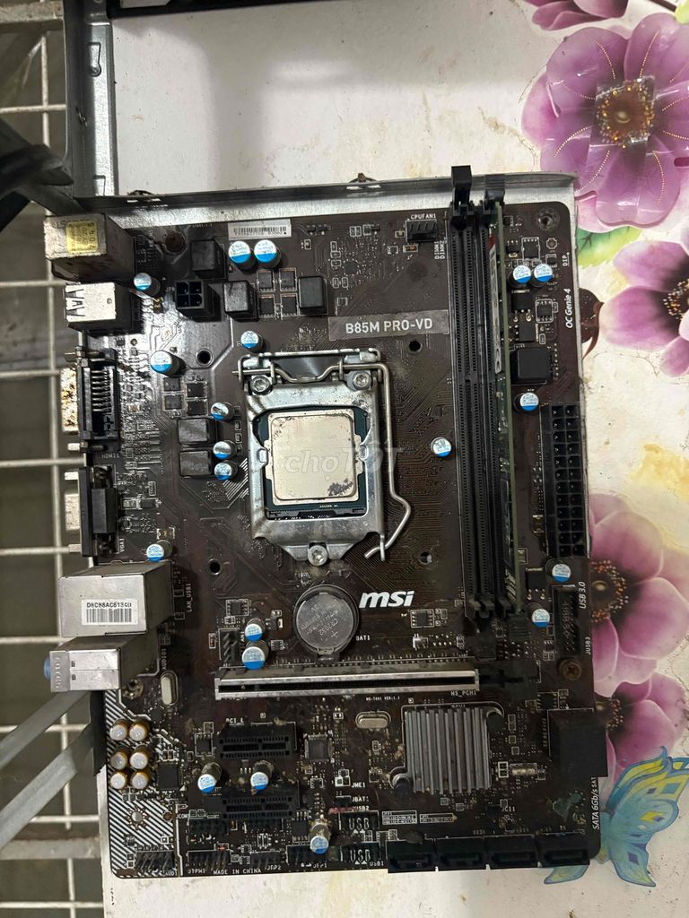 Mainboard MSI B85M PRO-VD Core i3-4160. Mua bán Linh kiện (RAM, Card...) tại Quận Ba Đình Hà Nội được đăng bởi Phan Phan hình 1
