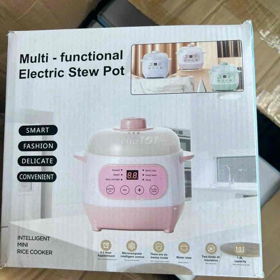 Nồi nấu chậm Gốm sứ 1L. Mua bán Bếp, lò, đồ điện nhà bếp tại Quận 6 Tp Hồ Chí Minh được đăng bởi Loan Huynh hình 1