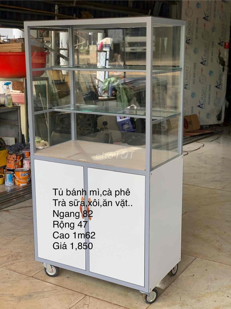 Thanh lý tủ cà phê,trà sữa,bánh mì,xôi,ăn vặt..đều. Mua bán Tủ, kệ gia đình tại Huyện Xuyên Mộc Bà Rịa - Vũng Tàu được đăng bởi Trung hình 1