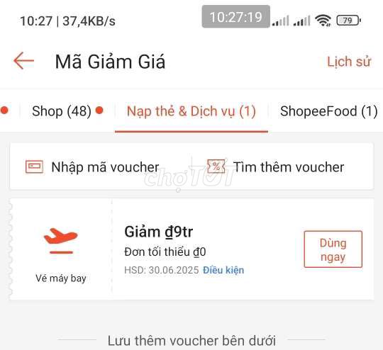 THANH LÝ VOUCHER MUA VÉ MÁY BAY