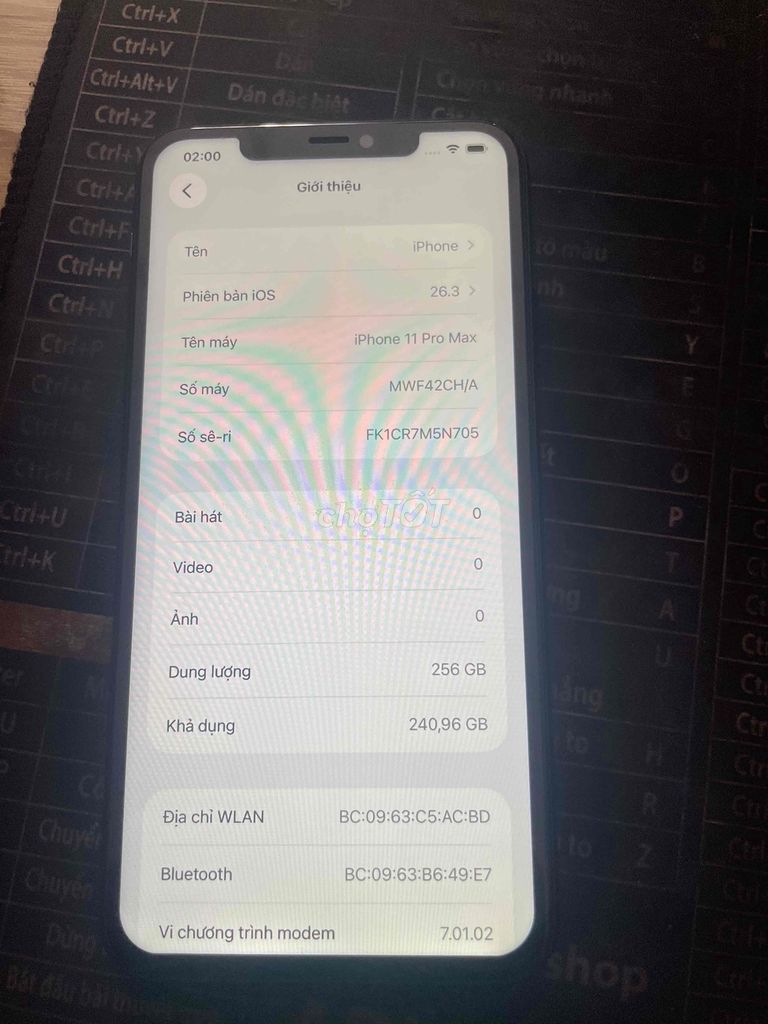 Apple iPhone 11 Pro Max 256GB Xanh rêu, đã thay mà. Mua bán Điện thoại tại Thành phố Dĩ An Bình Dương được đăng bởi Thái Thái hình 1