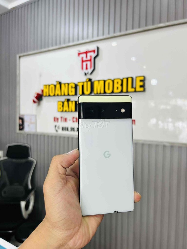 Google Pixel 6 128GB Trắng. Mua bán Điện thoại tại Quận Liên Chiểu Đà Nẵng được đăng bởi Hoàng Tú MB hình 1