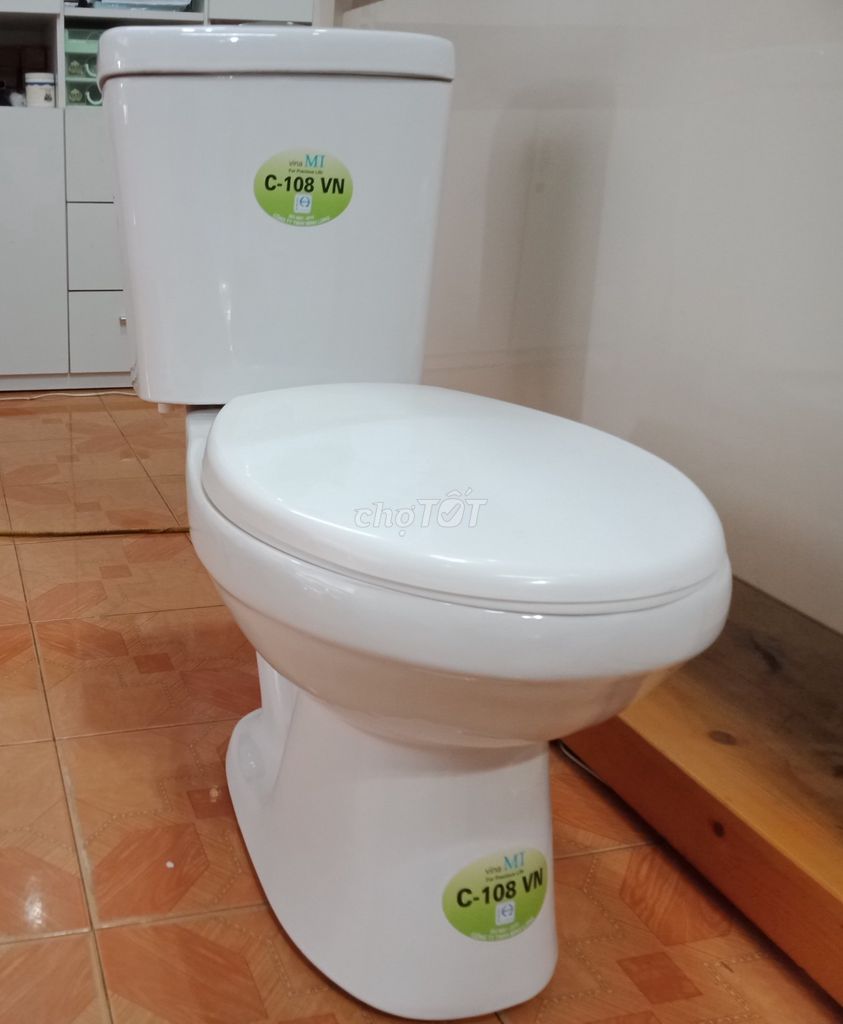 BỒN CẦU 2 KHỐI 2 NHẤN GIÁ RẺ - ĐÀ NẴNG. Mua bán Thiết bị vệ sinh, nhà tắm tại Quận Thanh Khê Đà Nẵng được đăng bởi Chuyên Sỉ Điện Nước Đà Nẵng hình 1