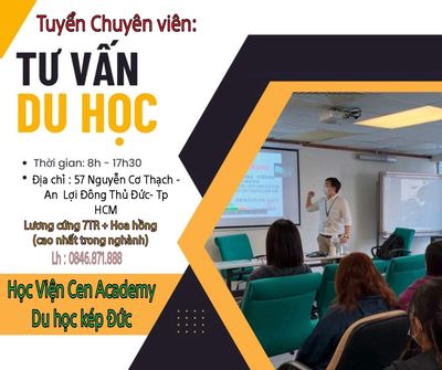 Tuyển CVTV Du Học Làm Việc Thủ Đức