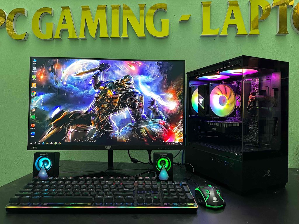 Full Bộ Gaming đẹp giá tốt ae chơi tết