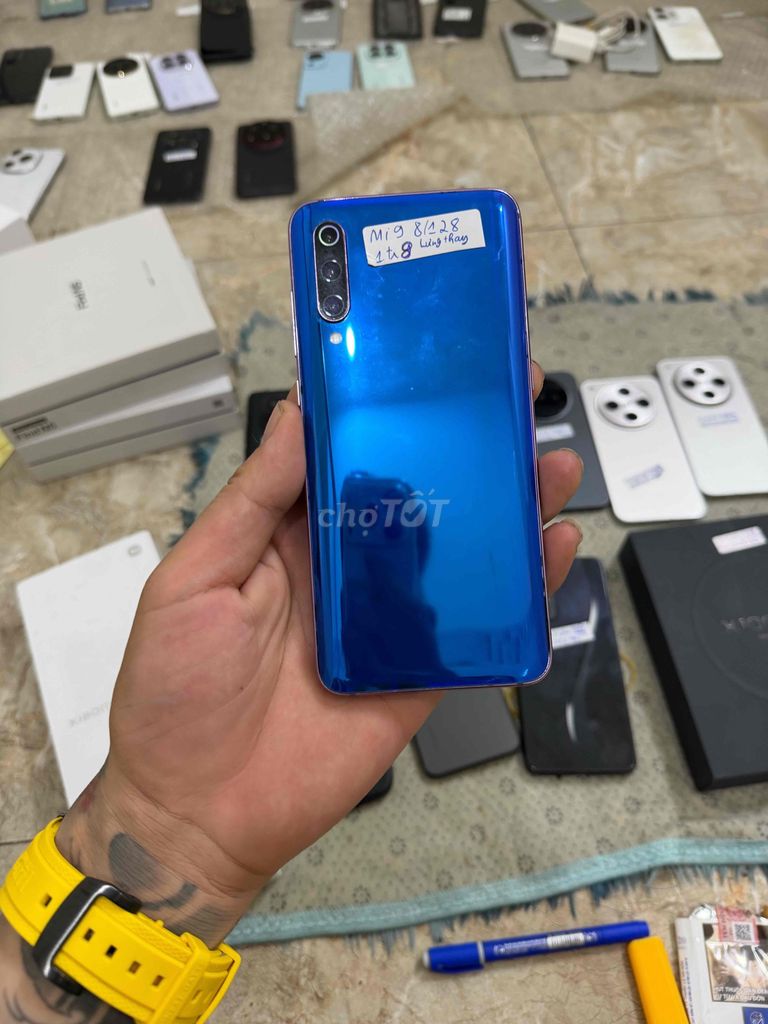 Xiaomi Mi 9 128GB Xanh 8/128 zin. Mua bán Điện thoại tại Quận Tân Bình Tp Hồ Chí Minh được đăng bởi Nguyễn Thắng Mobile hình 1