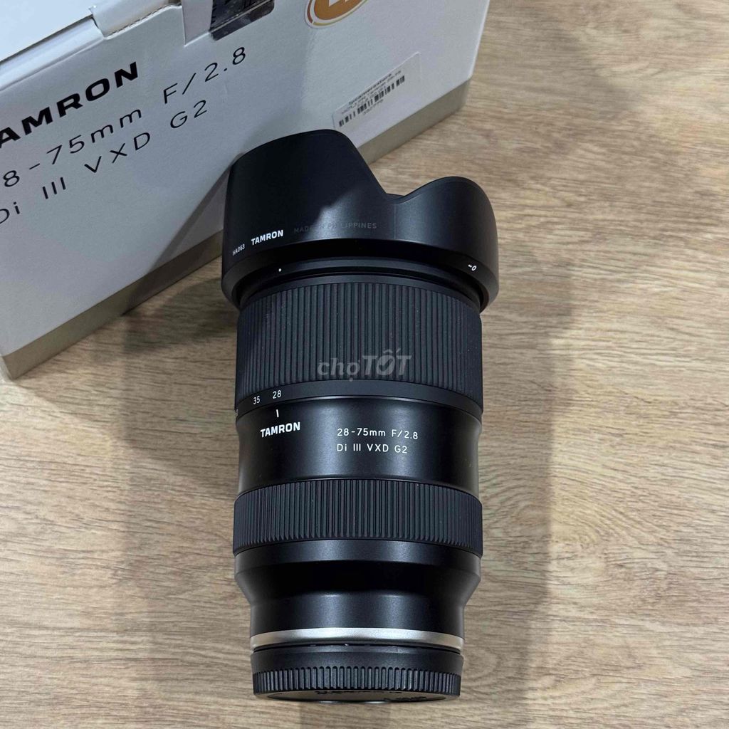 Tamron 28-75mm F2.8 G2 Sony BHH 12/2027 fullbox. Mua bán Máy ảnh, Máy quay tại Quận Tân Phú Tp Hồ Chí Minh được đăng bởi Bẩu hình 1