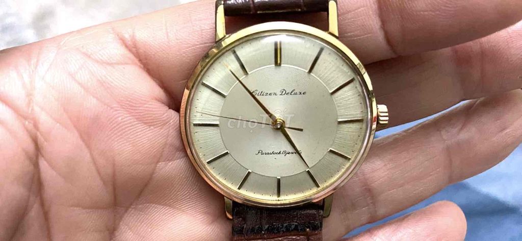 Đồng hồ Citizen Deluxe Nam Vàng 34mm. Mua bán Đồng hồ tại Thành phố Thái Bình Thái Bình được đăng bởi Phạm Anh Bằng hình 1