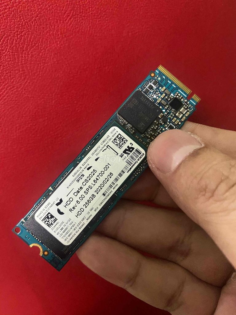 SSD Nvme 256G Toshiba zin chuẩn us máy Hp sẵn Win